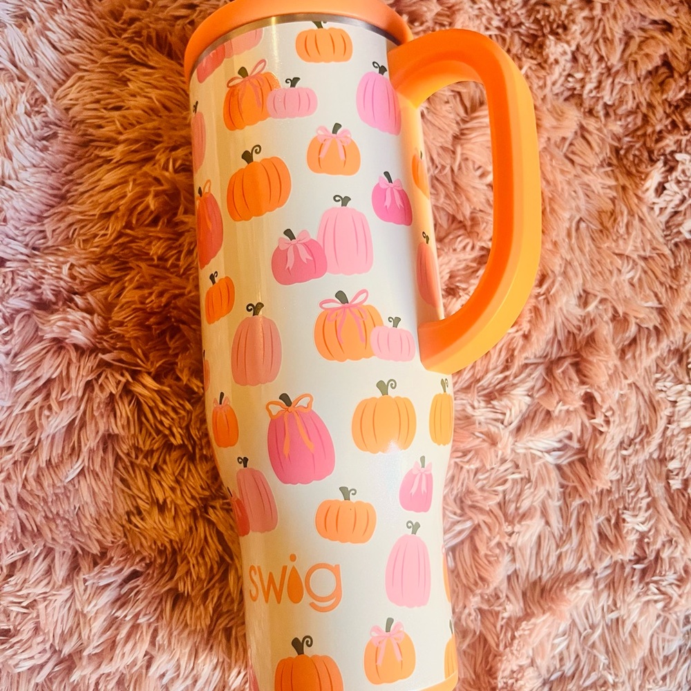 SWig Pumpkin Print Tumbler - Picture 3 of 6